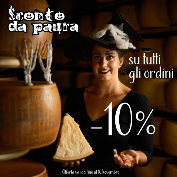 Parmigiano Reggiano. Offerta di Halloween da Paura